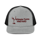 Richardson 112 Trucker Hat (Maroon Lettering)