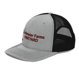 Richardson 112 Trucker Hat (Maroon Lettering)