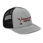 Richardson 112 Trucker Hat (Maroon Lettering)