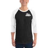 3/4 sleeve raglan shirt