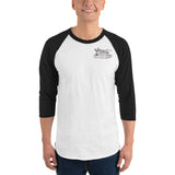 3/4 sleeve raglan shirt